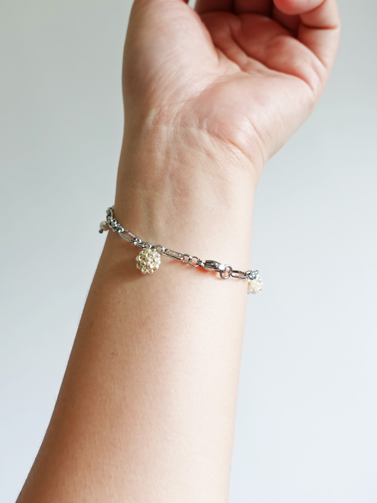 Ada Bracelet in Ocean Green Hand
