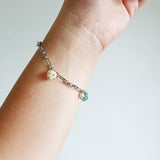 Ada Bracelet in Ocean Green Hand 2
