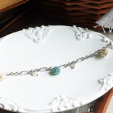 Ada Bracelet in Ocean Green Plate Close