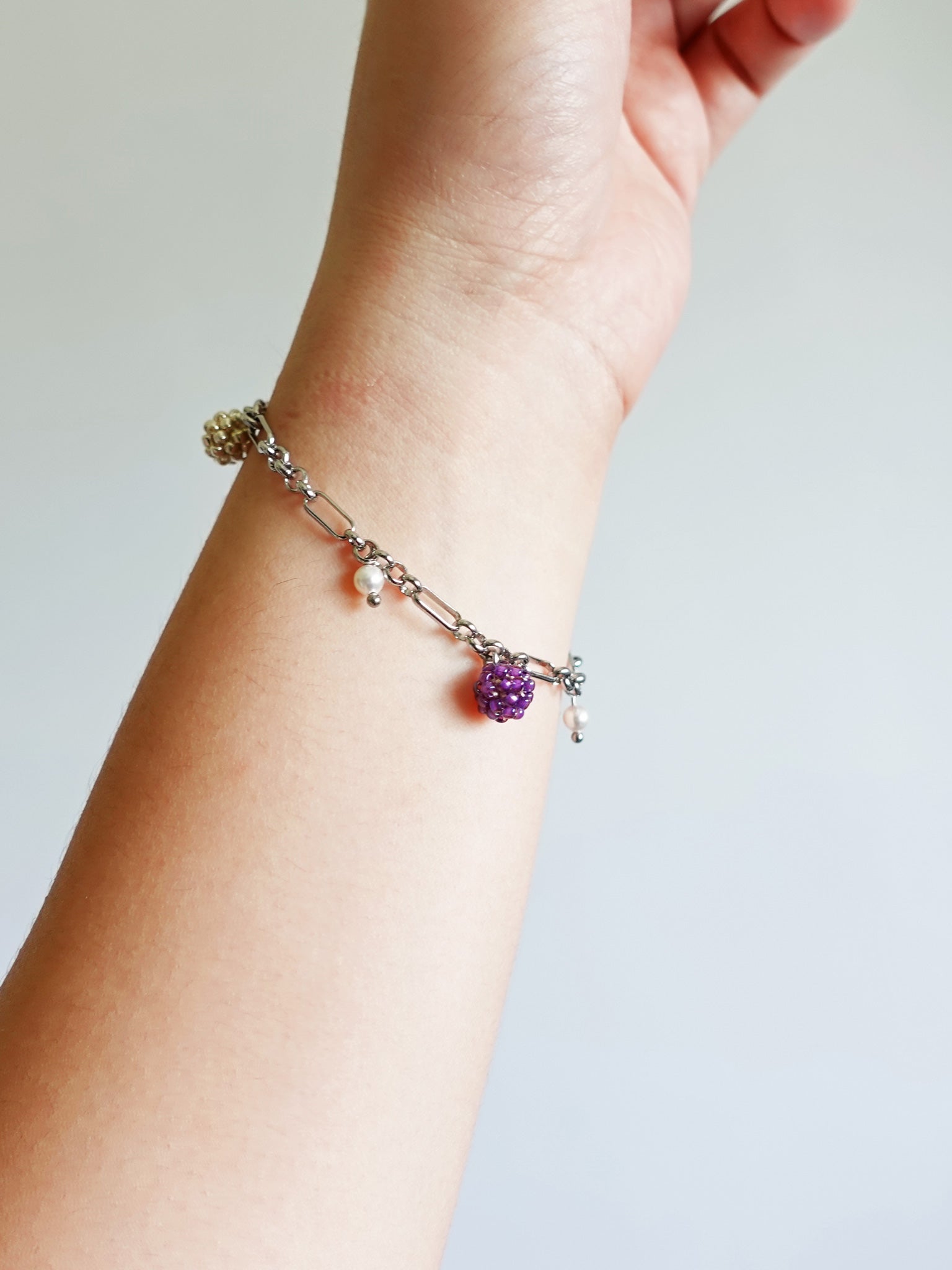 Ada Bracelet in Royal Purple Hand