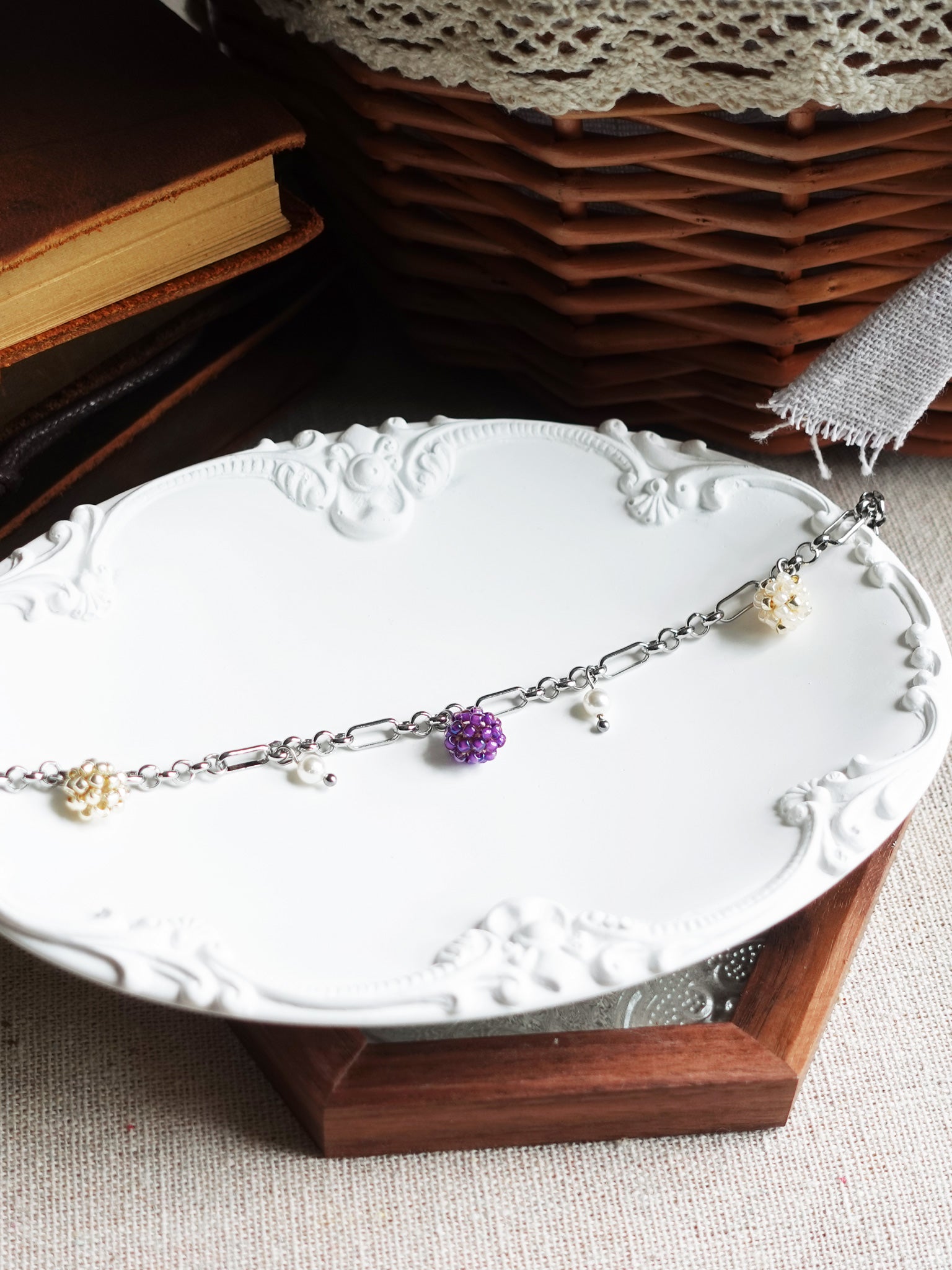 Ada Bracelet in Royal Purple Plate
