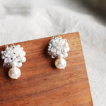 Anastasia Mariota Drop Earrings in Grey Display Right