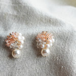 Anastasia Mariota Drop Earrings in Pink Right 2