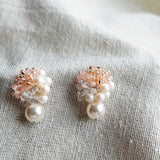 Anastasia Mariota Drop Earrings in Pink Right 2