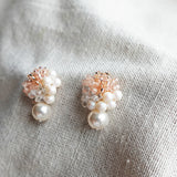 Anastasia Mariota Drop Earrings in Pink Right Side