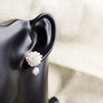 Andelle Lilith Earrings in Grey Bust