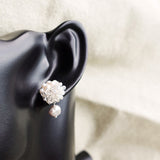 Andelle Lilith Earrings in Grey Bust