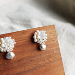 Andelle Lilith Earrings in Grey Display Right