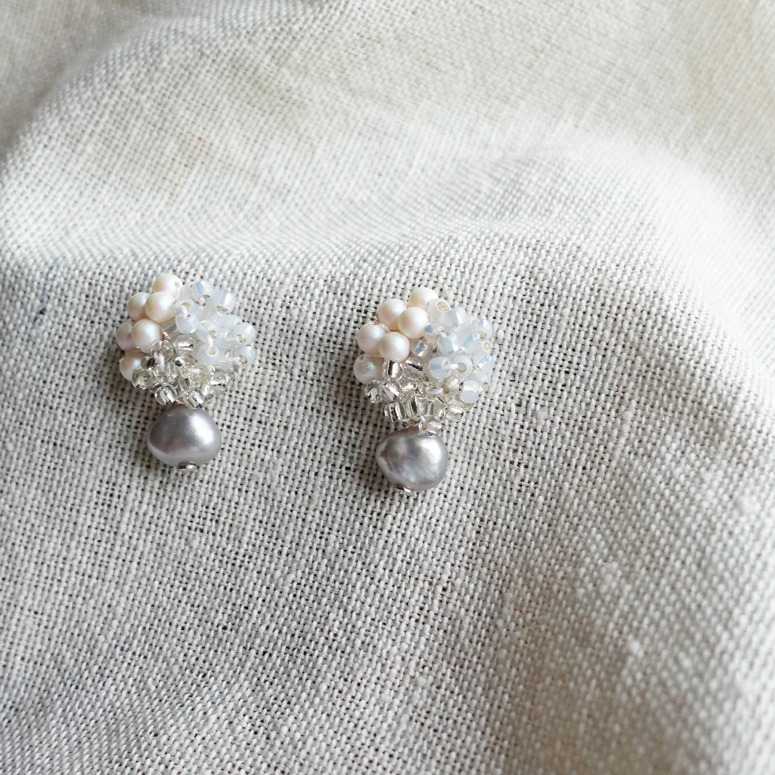 Andelle Lilith Earrings in Grey Right