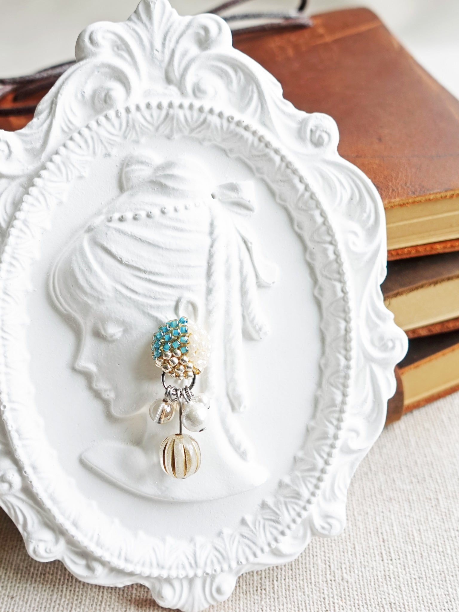 Arcadia Trio Earrings in Ocean Green Girl