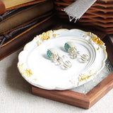 Arcadia Trio Earrings in Ocean Green Plate