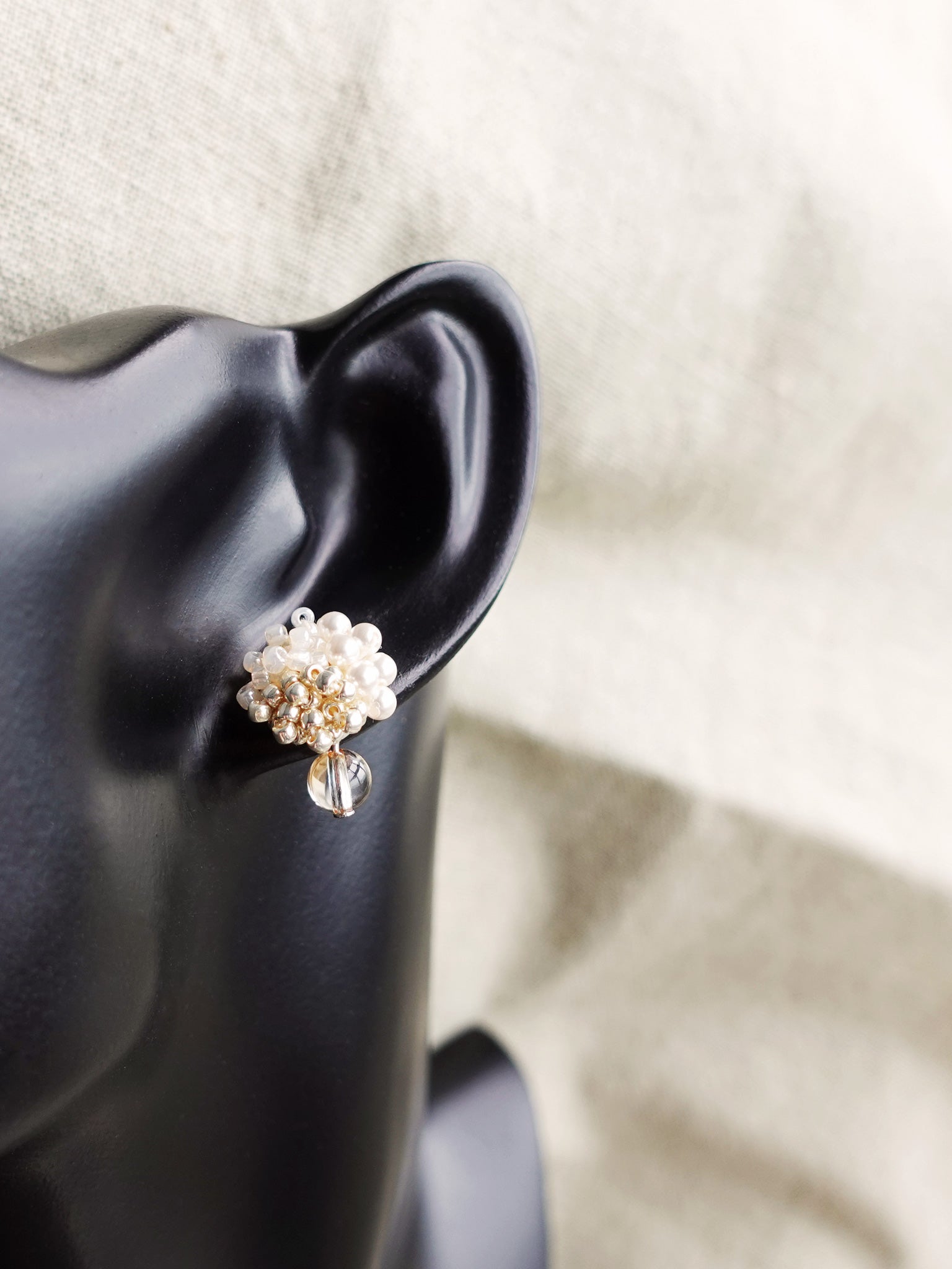 Ariana Auroriel Earrings in Ivory Bust