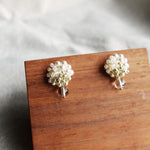 Ariana Auroriel Earrings in Ivory Display Front