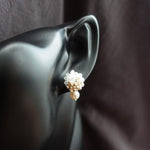 Ariana Mariota Earrings in Cloud White Bust