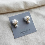 Ariana Mariota Earrings in Cloud White Card