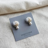 Ariana Mariota Earrings in Cloud White Card