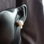 Ariana Mariota Earrings in Mauve Purple Bust