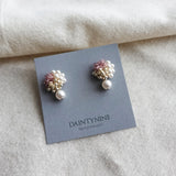 Ariana Mariota Earrings in Mauve Purple Card
