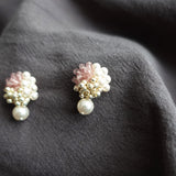 Ariana Mariota Earrings in Mauve Purple Right