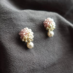 Ariana Mariota Earrings in Mauve Purple Side