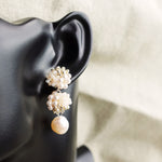 Ariana Richele Earrings in Ivory Bust