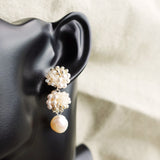 Ariana Richele Earrings in Ivory Bust