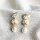 Ariana Richele Earrings in Ivory Front