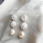 Ariana Richele Earrings in White Right