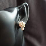 Ariana Mariota Earrings in Blush Pink Bust