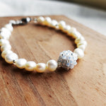 Arwen Bracelet in Grey Display Left Close