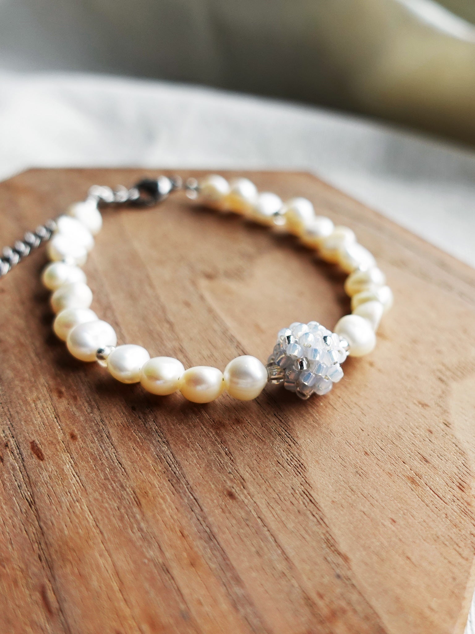 Arwen Bracelet in Grey Display Left
