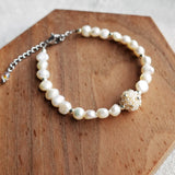 Arwen Bracelet in Ivory Display Left