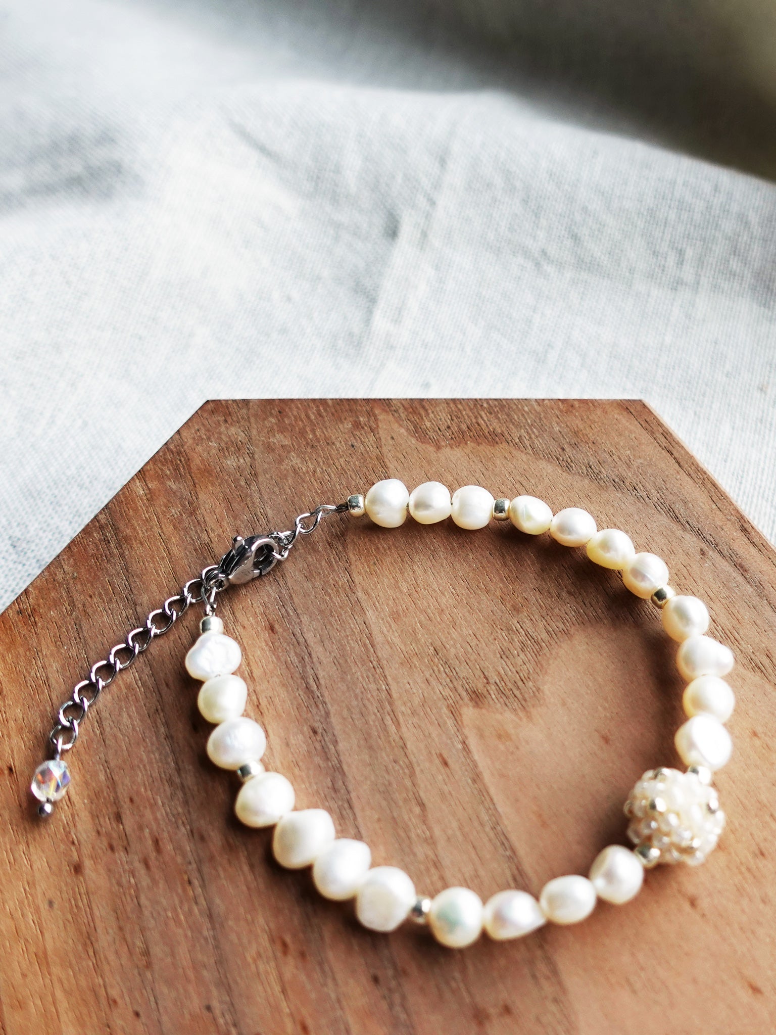 Arwen Bracelet in Ivory Display Top