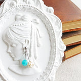Avery Amazonite Earrings Girl