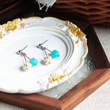 Avery Amazonite Earrings Plate