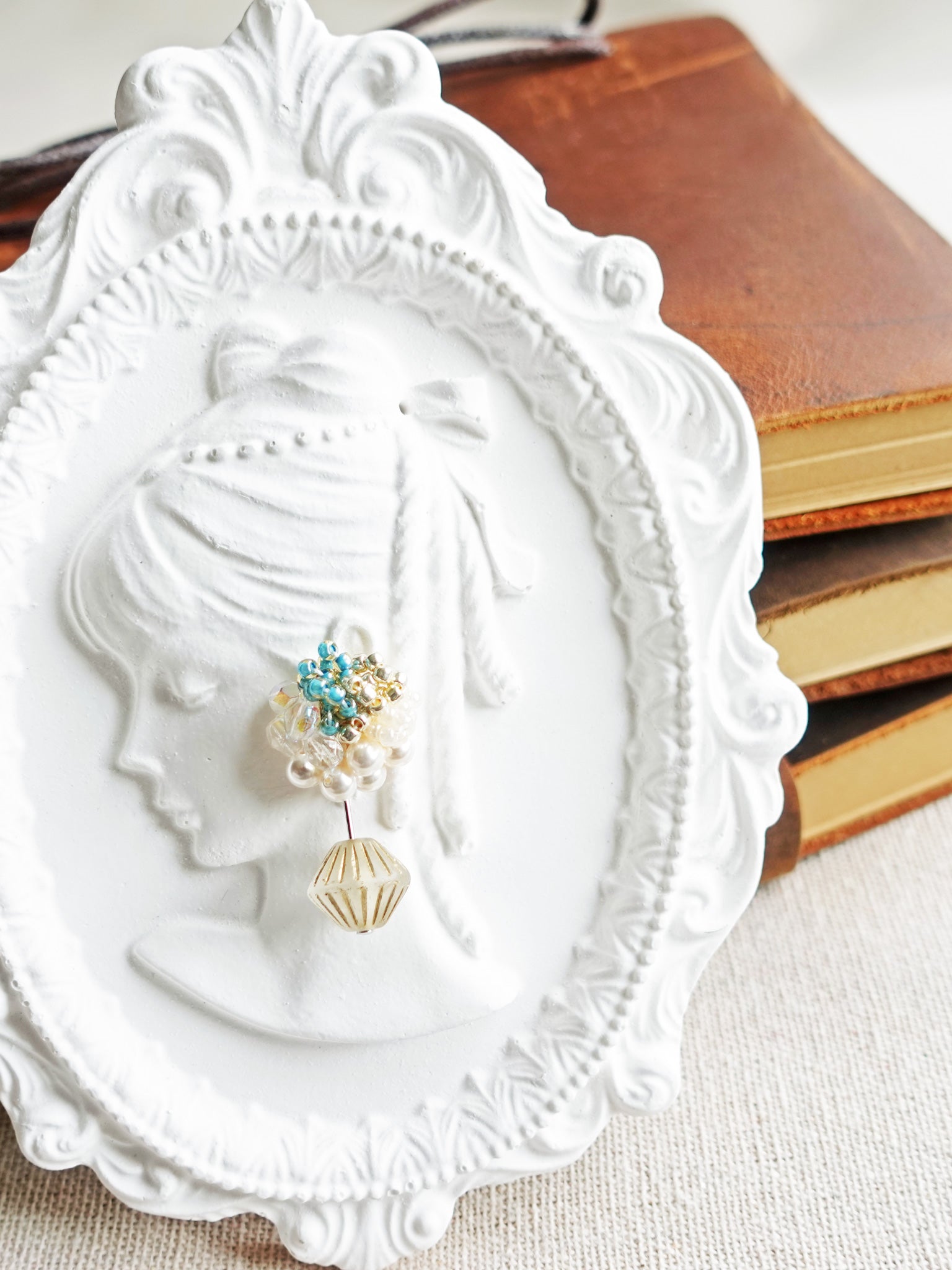 Bridget Earrings in Ocean Green Girl