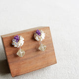 Bridget Earrings in Royal Purple Display Front