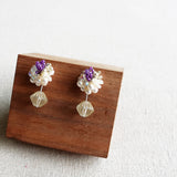 Bridget Earrings in Royal Purple Display Right