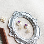 Bridget Earrings in Royal Purple Group