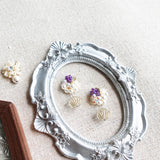 Bridget Earrings in Royal Purple Group
