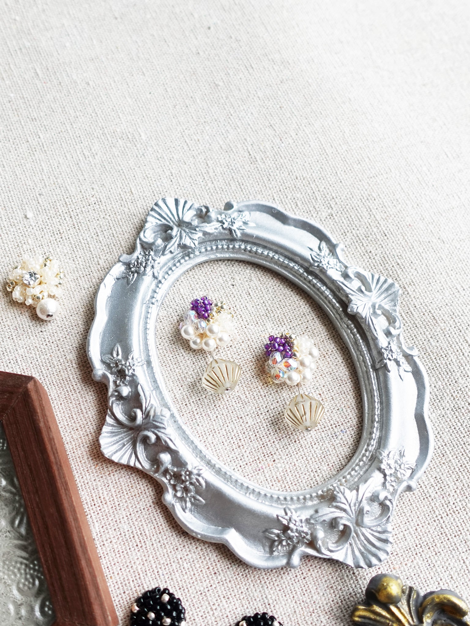 Bridget Earrings in Royal Purple Group