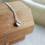 Coffee Bean Necklace Side