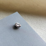 Coffee Bean Stud Earrings Close Up