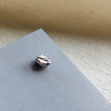 Coffee Bean Stud Earrings Close Up