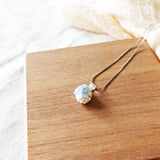 Cyme Petite Necklace in Blue