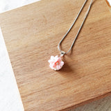 Cyme Petite Necklace in Pink