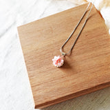 Cyme Petite Necklace in Pink