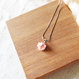 Cyme Petite Necklace in Pink