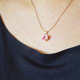 Cyme Petite Necklace in Pink