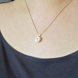 Cyme Petite Necklace in White